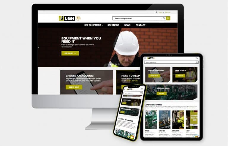 LGH launches its new e-commerce site for equipment rental